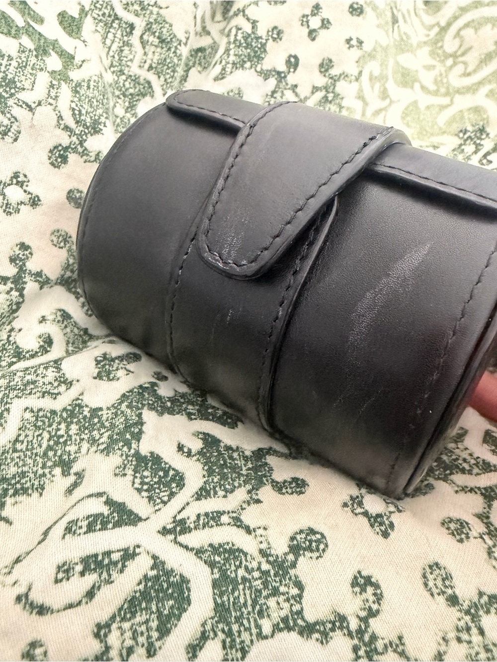 ROYCE New York Black Leather Travel Watch Roll - Picture 13 of 14